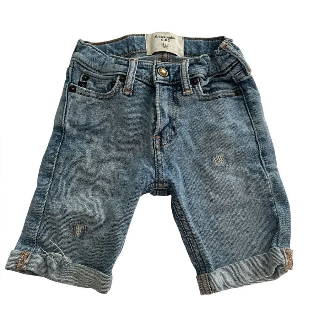 Abercrombie Kids Blue Denim Shorts Casual Style